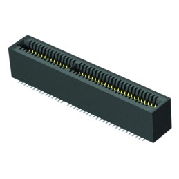 1 pcs - Samtec MEC1 Series Female Edge Connector, Surface Mount, 140-Contacts, 1mm Pitch, 2-Row, Solder Termination