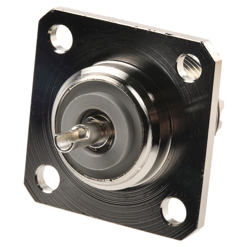 1 pcs - Telegartner, jack Panel Mount UHF Connector, Solder Termination, Straight Body