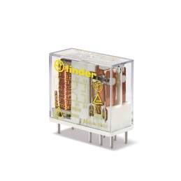 1 pcs - Finder PCB Mount Force Guided Relay, 125V dc Coil Voltage, 2 Pole, DPDT