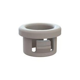 10 pcs : 22MP01015 - Grommets & Bushings Snap Bushing, .312 Hole, .250 ID, .234 Thick, Black, HS Nylon, .062 Panel, .375 OD