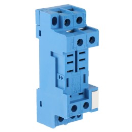 1 pcs - Finder 96 250V ac DIN Rail Relay Socket, for use with 56.32