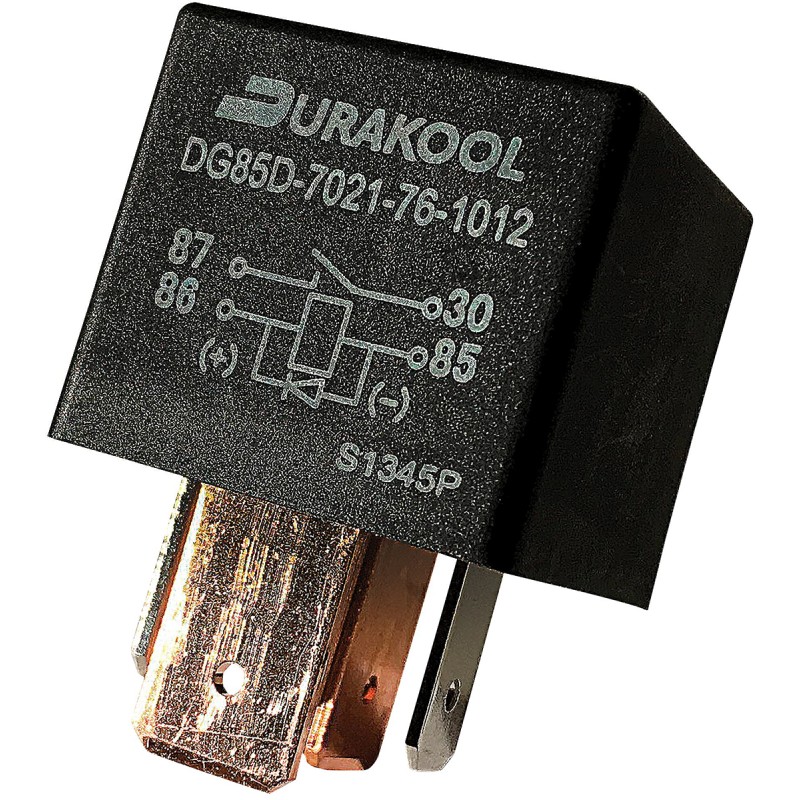 1 pcs - Durakool Plug In Power Relay, 12V dc Coil, SPST