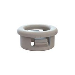 10 pcs : 22MP01030 - Grommets & Bushings Snap Bushing, .500 Hole, .375 ID, .250 Thick, Black, HS Nylon, .062 Panel, .562 OD