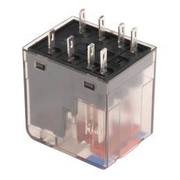 1 pcs - TE Connectivity PCB Mount Power Relay, 24V dc Coil, 12A Switching Current, DPDT