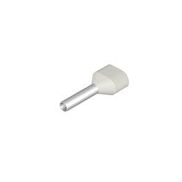 10 pcs : S3TL-J075-14WW - Terminals Ferrule 2-wire 18AWG White 16mm Long