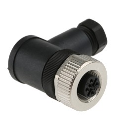 1 pcs - Phoenix Contact Circular Connector, 4 Contacts, Cable Mount, M12 Connector, Socket, Female, IP67, SACC Series