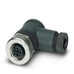 1 pcs - Phoenix Contact Circular Connector, 4 Contacts, Cable Mount, M12 Connector, Socket, Female, IP67, SACC Series