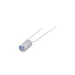 10 pcs : A758BG106M1EDAE070 - Aluminium Organic Polymer Capacitors 25Volt 10uF RAD 5KHr ESR70 mOhms