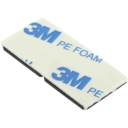 1 Bag of 50 - RS PRO Self Adhesive Black Cable Tie Mount 19.5 mm x 19.5mm, 4.6mm Max. Cable Tie Width