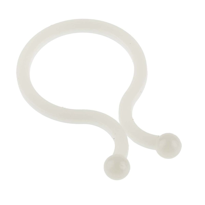 1 Bag of 100 - RS PRO Natural Nylon Twister Clip, 23.6mm Max. Bundle