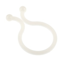 1 Bag of 100 - RS PRO Natural Nylon Twister Clip, 23.6mm Max. Bundle