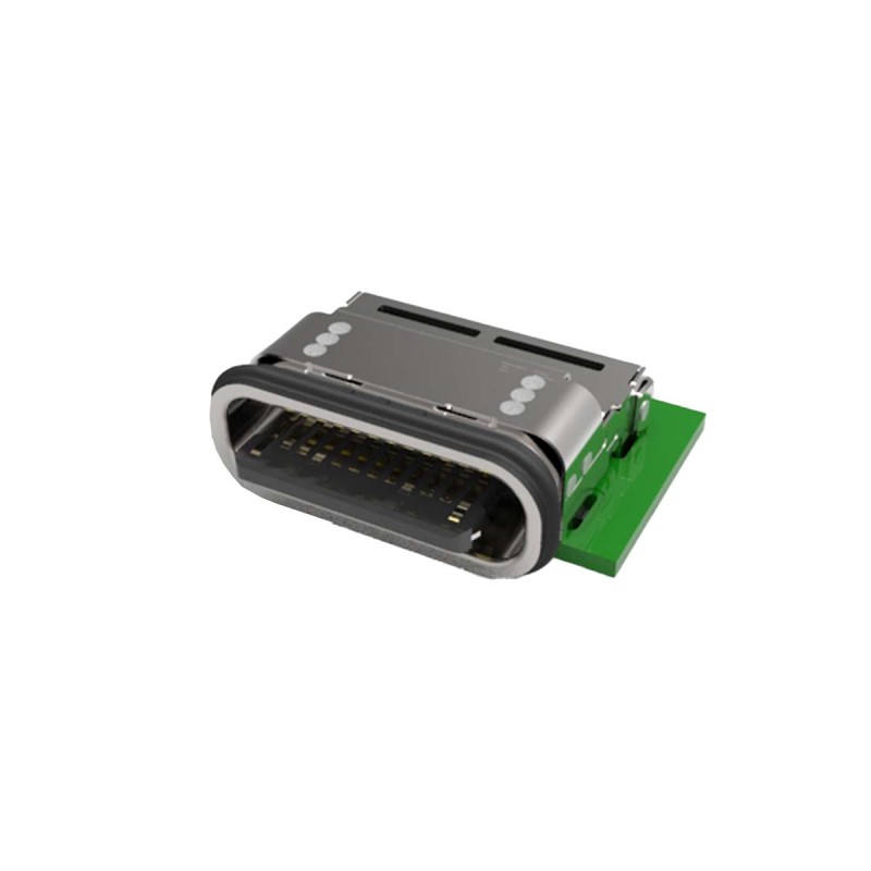 1 pcs - TE Connectivity Right Angle, SMT, Socket Type C 3.1 USB Connector