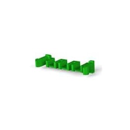 10 pcs : 1376395-1 - Power to the Board 5MM POWER KEY D/L PLATE GREEN