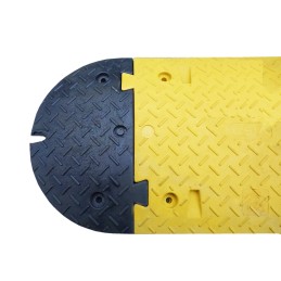 1 pcs - RS PRO High Visibility Rubber Speed Bump, 430mm x 2.5 m x 70 mm, 15km/h Speed Limit