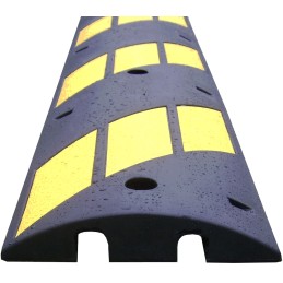 1 pcs - RS PRO High Visibility Rubber Speed Bump, 300mm x 1.83 m x 75 mm, 15km/h Speed Limit