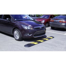 1 pcs - RS PRO High Visibility Rubber Speed Bump, 300mm x 1.83 m x 75 mm, 15km/h Speed Limit
