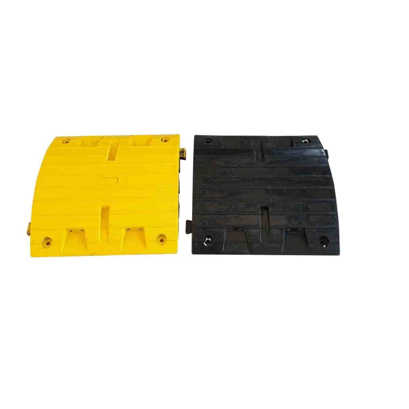 1 pcs - RS PRO Rubber Speed Bump, 500mm x 2.5 m x 70 mm, 15km/h Speed Limit