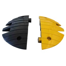 1 pcs - RS PRO Rubber Speed Bump, 500mm x 2.5 m x 70 mm, 15km/h Speed Limit