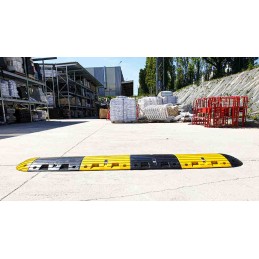 1 pcs - RS PRO Rubber Speed Bump, 500mm x 2.5 m x 70 mm, 15km/h Speed Limit