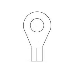 10 pcs : 12-10 - Terminals RING 16-14 AWG 10