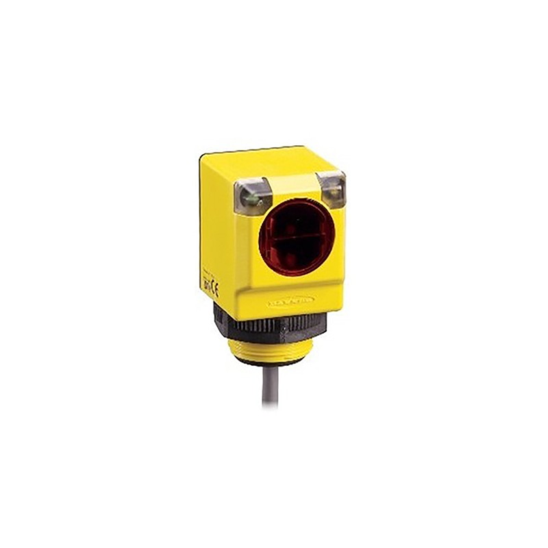 1 pcs - Banner Diffuse Photoelectric Sensor, Block Sensor, 200 mm Detection Range