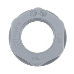 5 pcs - Lapp Grey Fibreglass PA Cable Gland Locknut, PG7 Thread, IP68