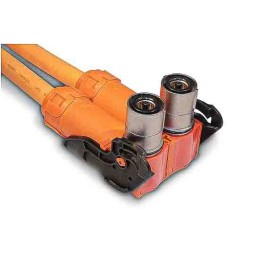 1 pcs - Amphenol Industrial Powerlok Connector, 2 Way, 300A, Female to Male, PL282, Cable Mount, 1.0 kV