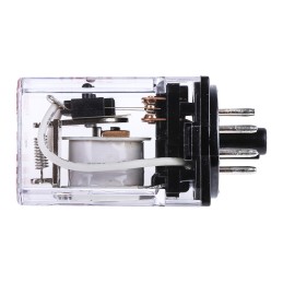 1 pcs - RS PRO Plug In Power Relay, 230V ac Coil, 10A Switching Current, DPDT