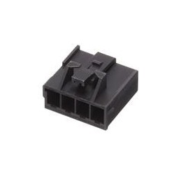 10 pcs : 207458-0004 - Power to the Board KK Plus 396 RECEP HSG SR 4CKT UL 94V-0 BLK