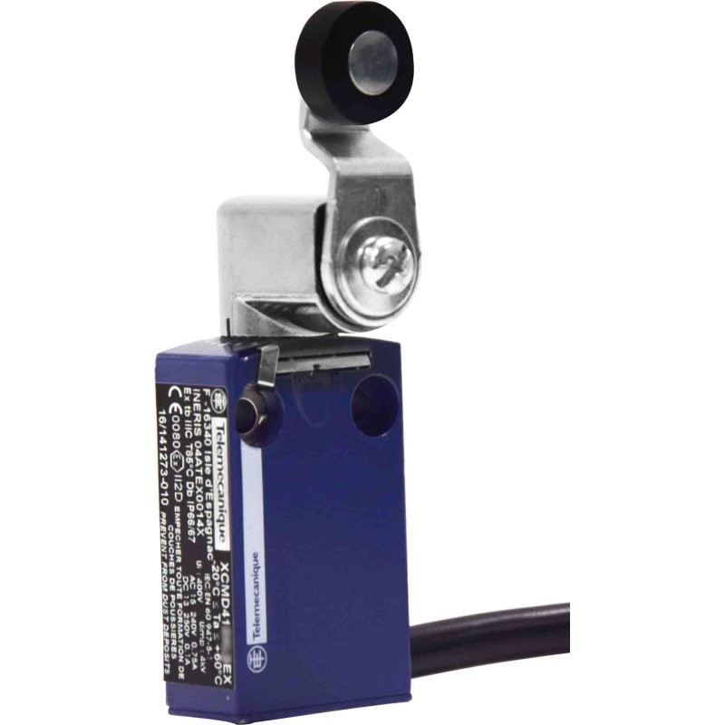 1 pcs - Telemecanique Sensors Roller Limit Switch, 2NO/2NC, IP66, IP67, Metal Housing, 6A Max