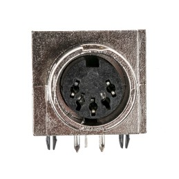 1 pcs - RS PRO 3 Pole Din Socket, DIN 41524, 3A, 34 V, Twist Lock, Female, Through Hole