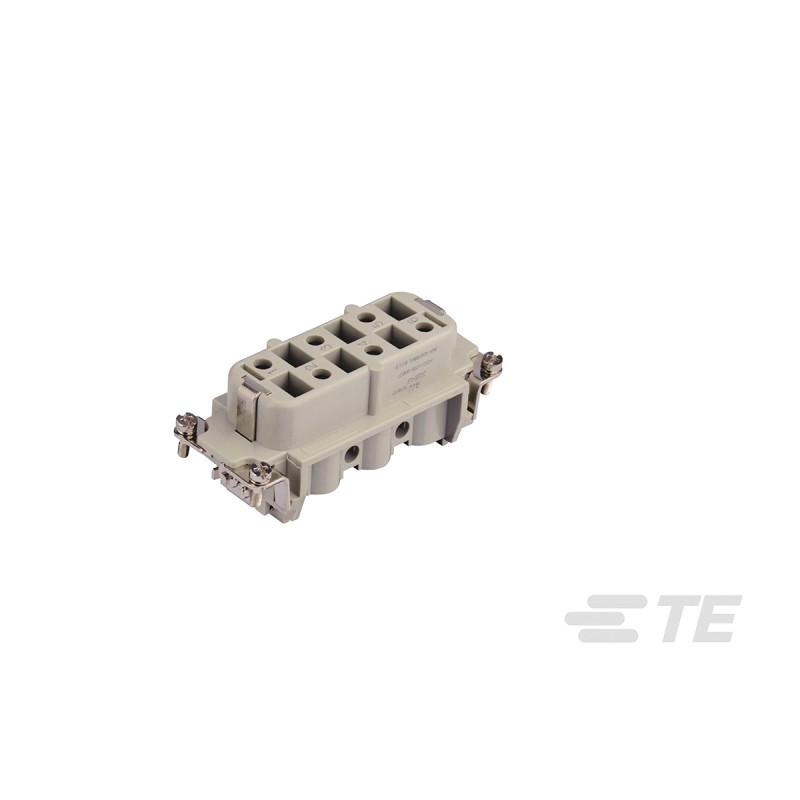 1 pcs - TE Connectivity Heavy Duty Power Connector Insert, 35A, HDC HSB Series, 6 Contacts