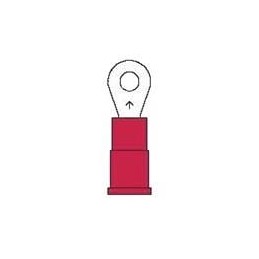 10 pcs : 11-4S-P - Terminals RING 22-18 AWG 4