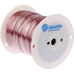 1 Reel of 304 M - Alpha Wire Premium Series Red 1.32 mm² Hook Up Wire, 16 AWG, 26/0.25 mm, 305m, PVC Insulation
