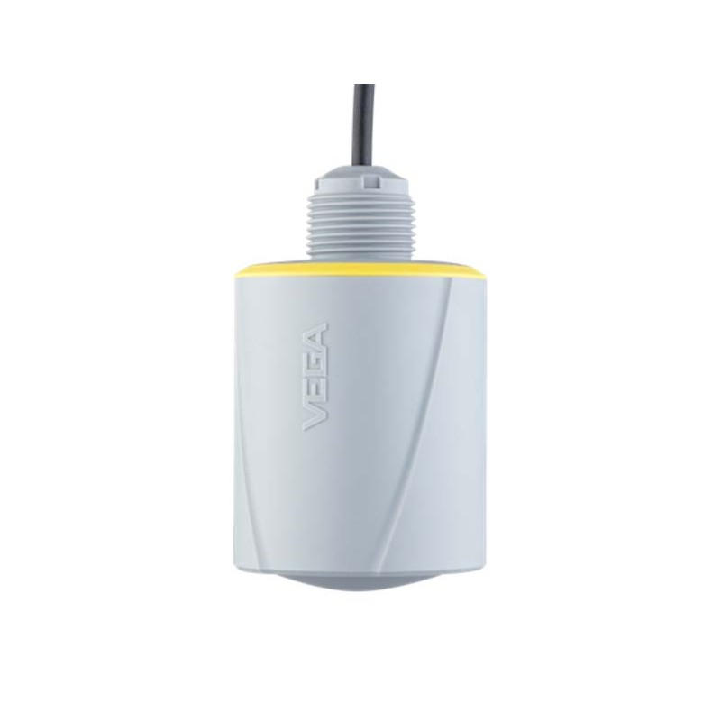1 pcs - Vega VEGAPULS C23 Series Radar Level Sensor, 4-20mA Output, 1' G/BSP Thread, PVDF Body