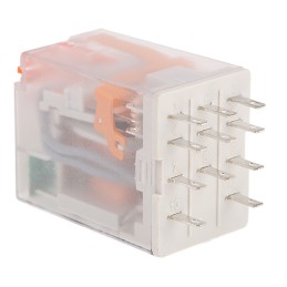 1 pcs - Relpol Plug In Power Relay, 230V ac Coil, 10A Switching Current, 3PDT