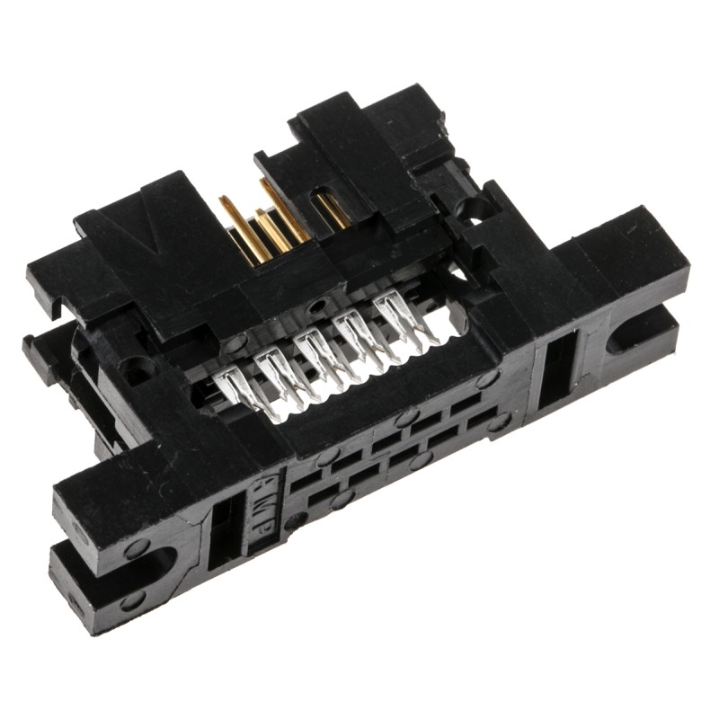 1 pcs - TE Connectivity 10-Way IDC Connector Plug for Cable Mount, 2-Row
