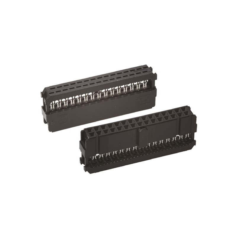 1 pcs - TE Connectivity 30-Way IDC Connector Socket for Cable Mount, 2-Row