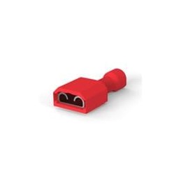 10 pcs : 2-520184-4 - Terminals FASTON RED .032x.250