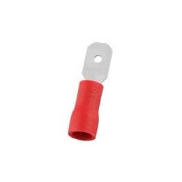 10 pcs : EDV18-187MB-Q - Terminals Vinyl Insulated Male Disconnect 187 Seri