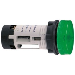 1 pcs - Schneider Electric, Harmony XB7, Panel Mount Yellow Pilot Light, 22mm Cutout, IP20, IP65, 250V