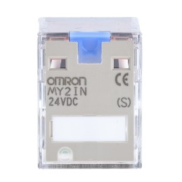 1 pcs - Omron Plug In Power Relay, 24V dc Coil, 10A Switching Current, DPDT