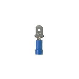 10 pcs : EDV14-250M-Q - Terminals Insulated Vinyl Male - 250 Series Discon