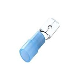 10 pcs : EDNF14-187MB-Q - Terminals Nylon Insulated Male Disconnect 187 Seri