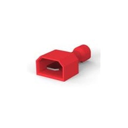 10 pcs : 2-521105-2 - Terminals NYL 22-18 RED .032 X .187