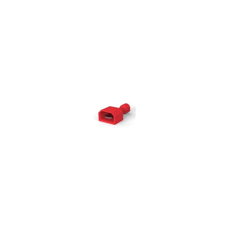 10 pcs : 2-521105-2 - Terminals NYL 22-18 RED .032 X .187