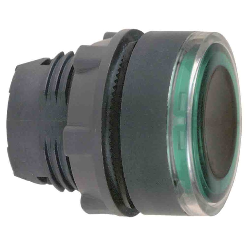 1 pcs - Schneider Electric Harmony XB5 Series Green Momentary Push Button Head, 22mm Cutout