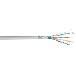 1 Reel of 305 - RS PRO Cat5e Ethernet Cable, F/UTP, Grey LSZH Sheath, 305m, Low Smoke Zero Halogen (LSZH)