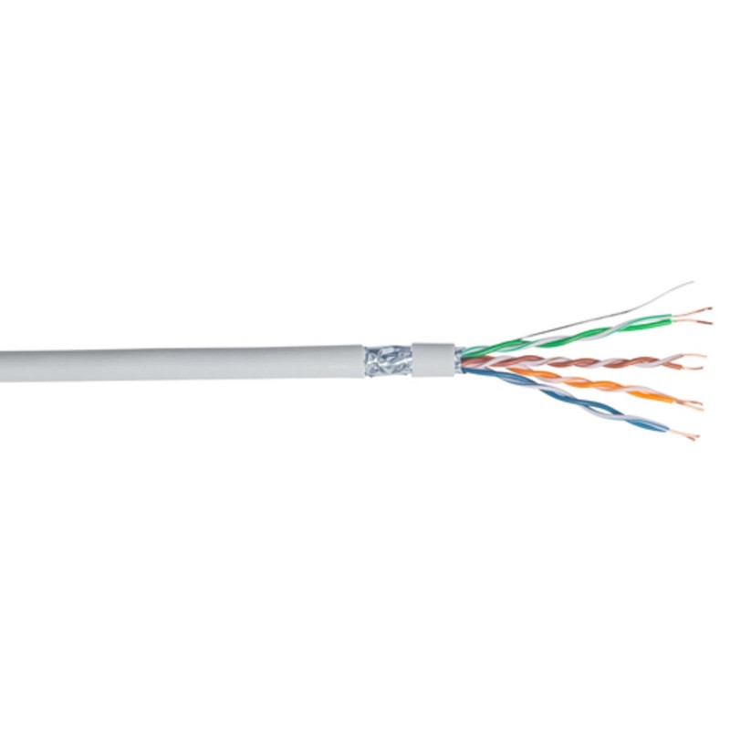 1 Reel of 305 - RS PRO Cat5e Ethernet Cable, F/UTP, Grey LSZH Sheath, 305m, Low Smoke Zero Halogen (LSZH)