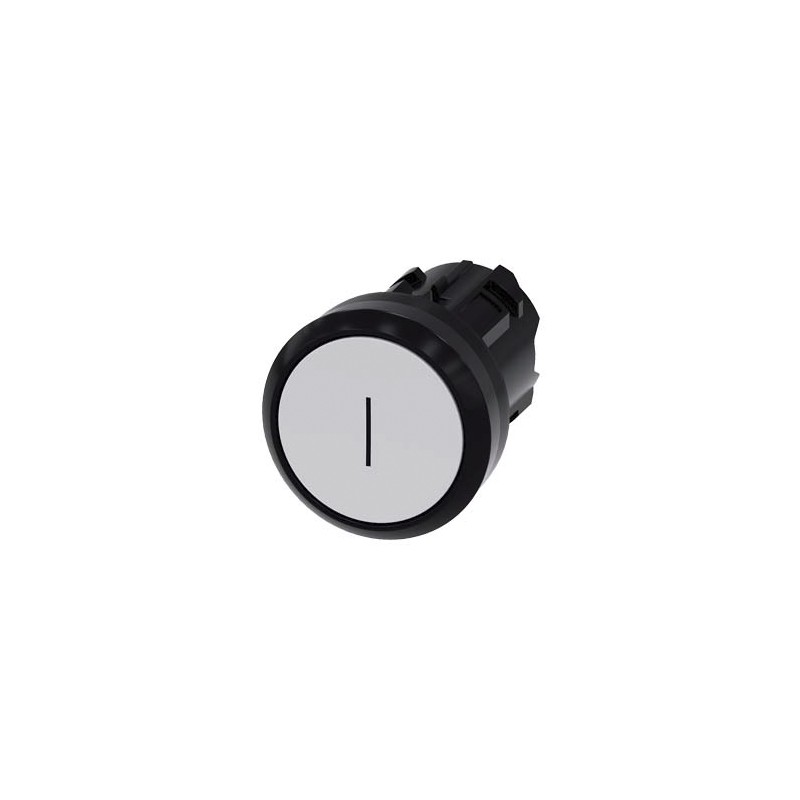 1 pcs - Siemens SIRIUS ACT Series White Momentary Push Button, 22mm Cutout, IP66, IP67, IP69K